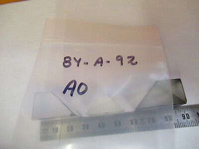 AO SPENCER LOT GLASS PRISM HEAD OPTICS MICROSCOPE PART AS PICTURED &8Y-A-92