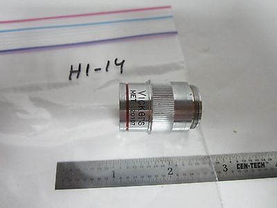 VICKERS ENGLAND OBJECTIVE SPLAN MET 4X MICROSCOPE OPTICS BIN#H1-14