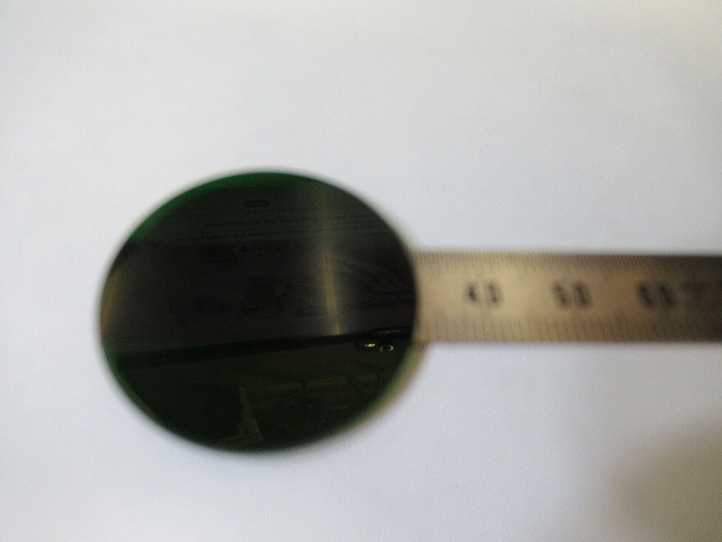 NIKON GREEN GLASS FILTER OPTICS MICROSCOPE PART AS PICTURED #22-A-35