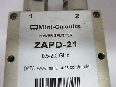 MINI CIRCUITS ZAPD-21 N CONNECTOR 2 GHz RF MICROWAVE FREQUENCY AS IS BIN#K7-09