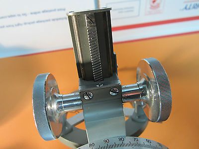 GONIOMETER-TEIL RÖNTGENBEFRUCHTUNG ODER OPTIK-PROBENHALTER MIT MIKROMETER BIN#16