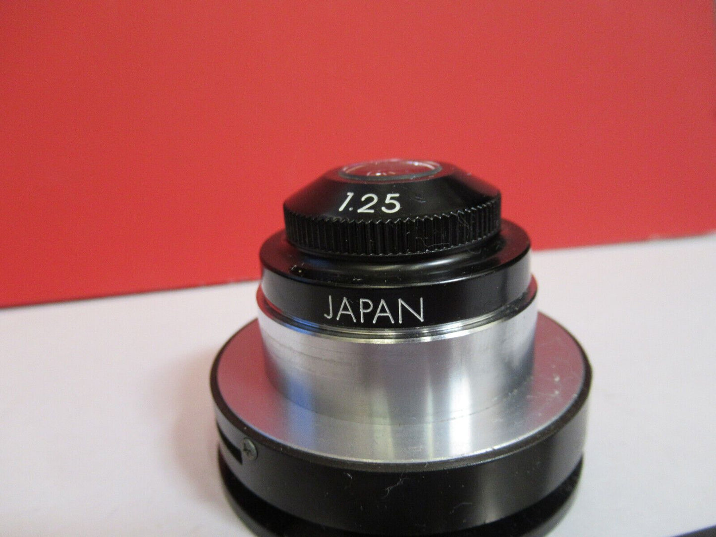 OPTICS JAPAN CONDENSER + IRIS MICROSCOPE PART as pictured Y7-B-10