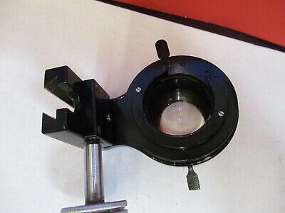 ANTIQUE BAUSCH LOMB CONDENSER + IRIS OPTICS  MICROSCOPE PART AS PICTURED 8Y-A-38