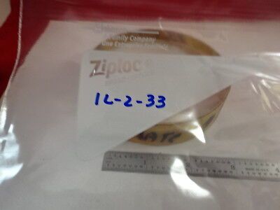 OPTICAL LENS DIOPTER CONVEX 15.011 CALIBRATION GLASS OPTICS AS IS B#IL-2-33