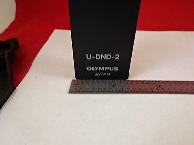 MICROSCOPE PART OLYMPUS SLIDE U-DND-2 NEUTRAL FILTER ND OPTICS AS IS B#D2-B-05