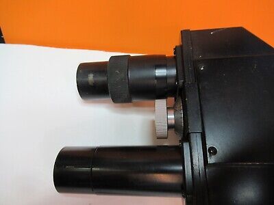 LEITZ WETZLAR GERMANY BINOCULAR HEAD OPTICS MICROSCOPE PART AS PICTURED &16-C-09