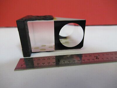 LEITZ GERMANY GLASS PRISM HEAD MICROSCOPE PART OPTICS AS PICTURED #B9-A-41