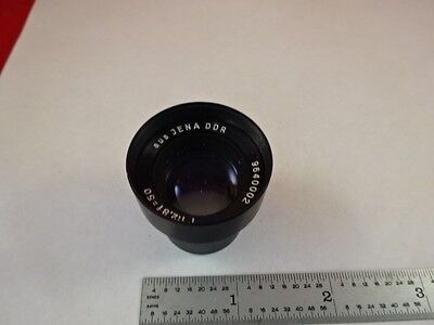 AUS JENA ZEISS DDR 9640002 LENS EYEPIECE MICROSCOPE OPTICS AS PICTURED &A4-FT-21