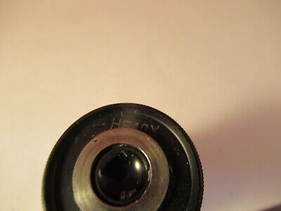 GERMANY HF 10X EYEPIECE OPTICS MICROSCOPE PART AS PICTURED &1E-B-87