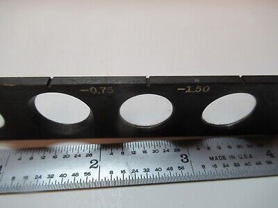 FOR PARTS ANTIQUE MICROSCOPE PART SLIDE "B" RARE UNKNOWN AS PICTURED &16-B-86