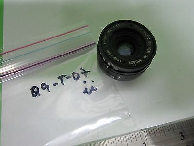 MICROSCOPE PART LENS FUJI JAPAN MICRO 1:5.6/58 OPTICS AS IS + IRIS BIN#Q9-T-07