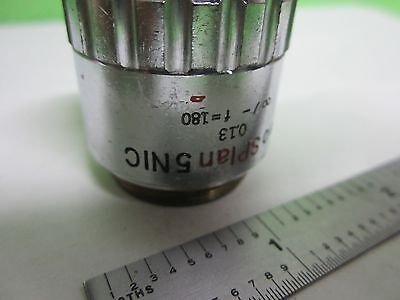 OLYMPUS OBJECTIVE NEOSPLAN NIC 5X INFINITY MICROSCOPE PART OPTICS BIN#25-14-10