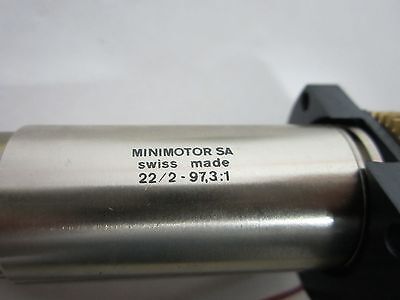 MINI MOTOR SWISS MADE 22/2 97.3:1 FOR LEITZ MICROSCOPE AS IS OPTICS BIN#J4-07