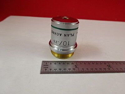 MICROSCOPE PART OBJECTIVE PLAN ACHRO DARK FIELD AMERICAN OPTICS AS IS #S4-A-03