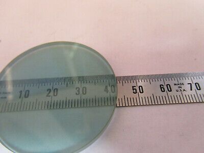 OPTICAL HEAT ABSORBING GLASS FILTER MICROSCOPE PART OPTICS AS PICTURED &P6-A-69