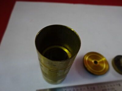 FOR PARTS ANTIQUE BRASS PORTABLE SEEDS MICROSCOPE VINTAGE PART AS IS &92-14