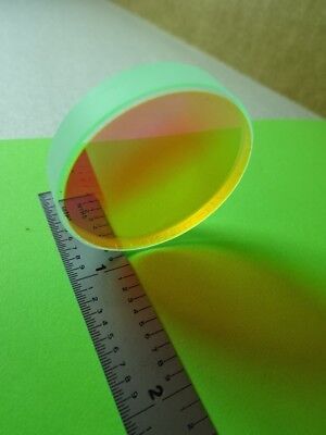 OPTICAL COATED FLAT GLASS LENS PART OPTICS #84-A-06