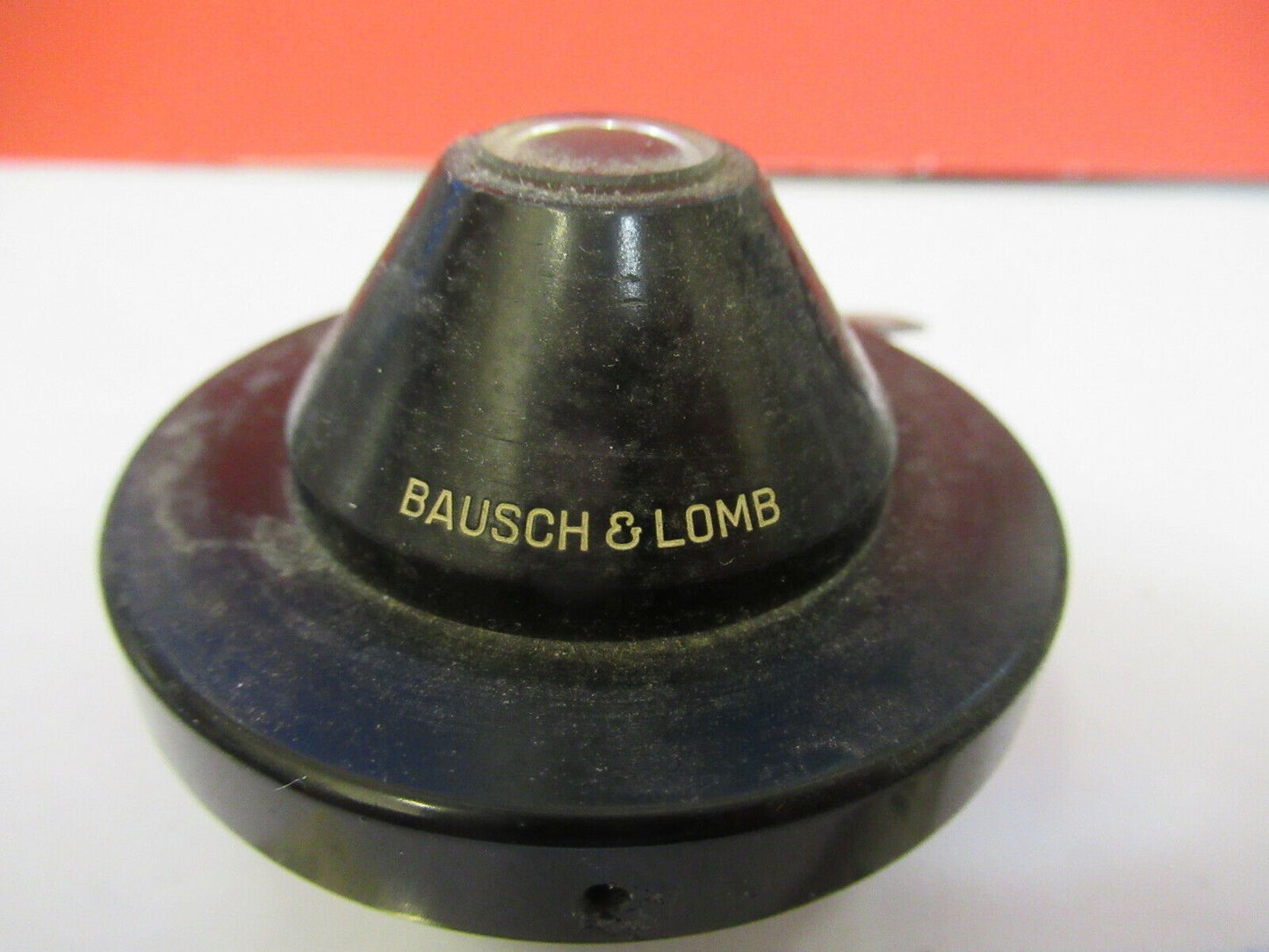 BAUSCH LOMB CONDENSER + IRIS DIAPHRAGM MICROSCOPE PART AS PICTURED #87-FT-A13