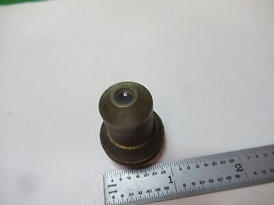 ANTIQUE BRASS BAUSCH LOMB OBJECTIVE 16mm MICROSCOPE PART AS PICTURED &17-A-27