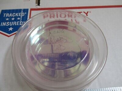 OPTICAL FLAT COATED BEAM SPLITTER FUSED SILICA 1/20 WAVE OPTICS AS PIC &12-A-109