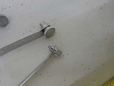 MICROSCOPE PART LOT MISMATCH CLIPS for STAGE TABLE AS IS BIN#P4-B-38