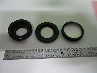 MICROSCOPE PART OLYMPUS LENSES PARTS OPTICS AS IS BIN#Q4-B-94