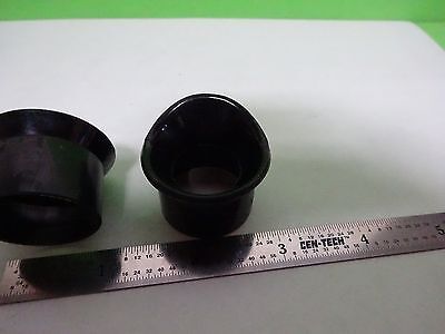 MICROSCOPE PART GUARDS FOR EYEPIECE OPTICS AS IS BIN#Y2-28