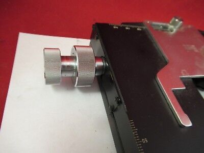 WILD M20 SWISS TAGE TABLE MICROMETER MICROSCOPE PART OPTICS AS PICTURED &FT-2-55