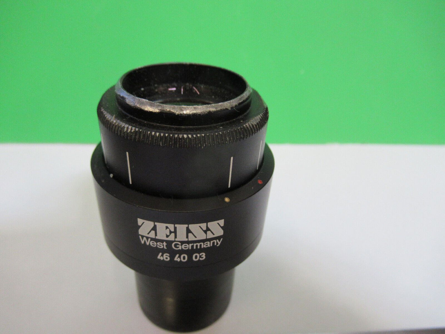 MICROSCOPE PART ZEISS EYEPIECE OCULAR 464003 W10X/25 LENS AS PICTURED &H7-B-35