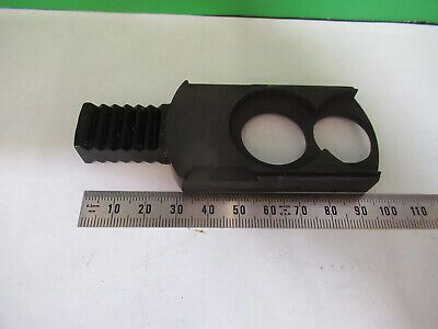 ZEISS EMPTY SLIDER FILTER HOLDER GERMANY MICROSCOPE PART AS PICTURED R7-B-26