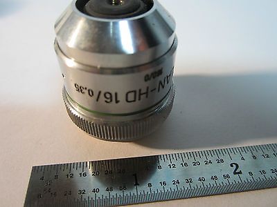 OPTICAL MICROSCOPE OBJECTIVE ZEISS GERMANY HD EPIPLAN 16X OPTICS BIN#AXIO