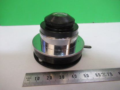 OLYMPUS JAPAN CONDENSER + IRIS OPTICS MICROSCOPE PART AS PICTURED &Z9-A-213