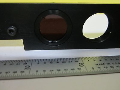 MICROSCOPE PART SLIDE FILTER OPTICS BIN#U2-B-06