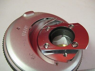 OLYMPUS JAPAN NOSEPIECE MICROSCOPE PART OPTICS AS PICTURED &FT-2-43