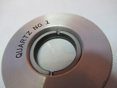 QUARTZ No. 1 RETARDATION LAMBDA OPTICS MICROSCOPE PART AS PICTURED &W8-A-12