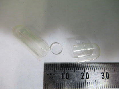 OPTICAL QUARTZ LENS 6X1 mm OPTICS AS PICTURED S8-A-79