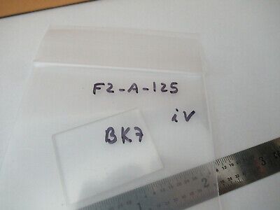 OPTICAL FLAT GLASS RECTANGULAR BK7 LASER PRO OPTICS AS PICTURED #F2-A-125