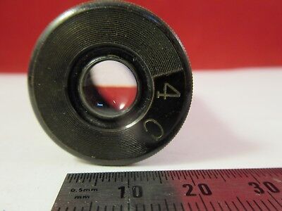 ANTIQUE BRASS LEMADERLEY FRANCE EYEPIECE 4C MICROSCOPE PART AS PICTURED #66-A-47