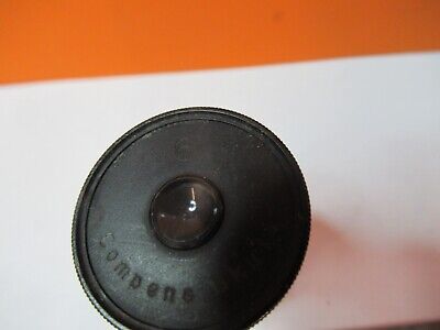 ANTIQUE BRASS EYEPIECE COMPENS OKULAR "6" MICROSCOPE PART AS PICTURED &A3-B-90