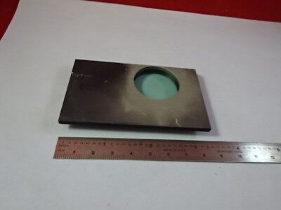 FILTER SLIDE AUS JENA ZEISS NEOPHOT GERMANY OPTICS MICROSCOPE PART AS IS #93-16