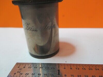 ANTIQUE CARL ZEISS JENA GERMANY EYEPIECE "1" MICROSCOPE PART AS PICTURED A3-B-93