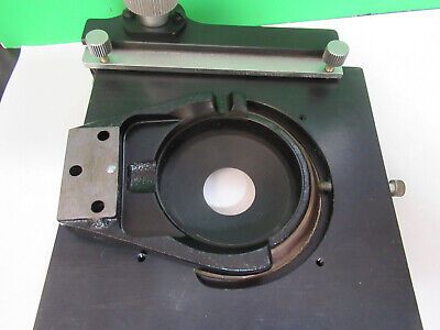 NIKON JAPAN STAGE XY TABLE  MICROSCOPE PART AS PICTURED Z9-A-77