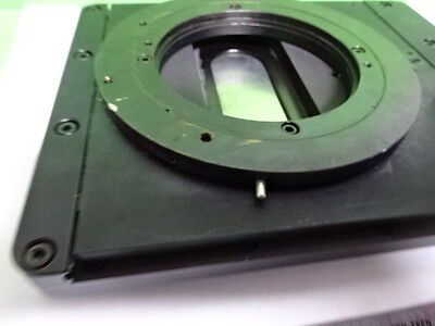 MICROSCOPE PART LEICA GERMANY DMR DMRB STAGE SPECIMEN TABLE AS IS BIN#5M-B-02