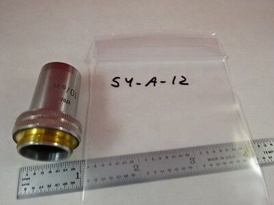 MICROSCOPE PART LEITZ WETZLAR OBJECTIVE 10X OPTICS AS IS B#S4-A-12