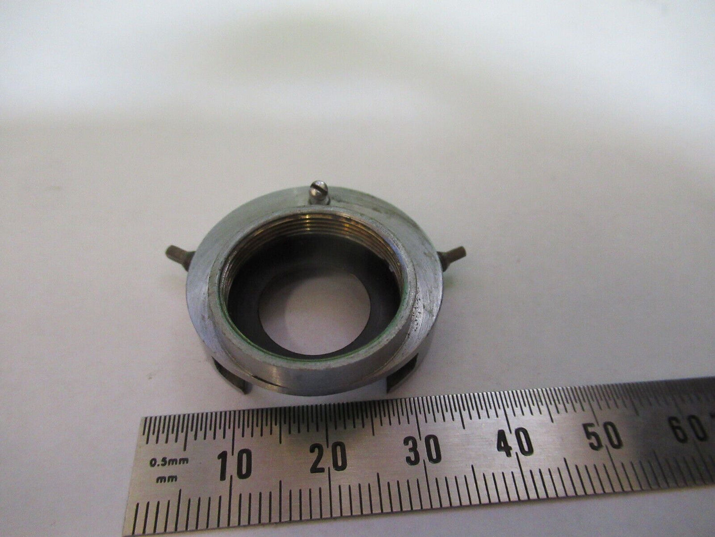 CENTERING POL OBJECTIVE CLAMP LEITZ  POL MICROSCOPE PART AS PICTURED Q7-A-31