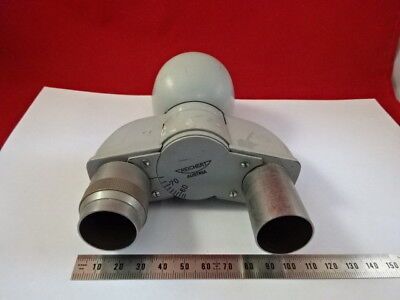 REICHERT AUSTRIA HEAD BINOCULAR MICROSCOPE PART OPTICS AS IS &90-B-04