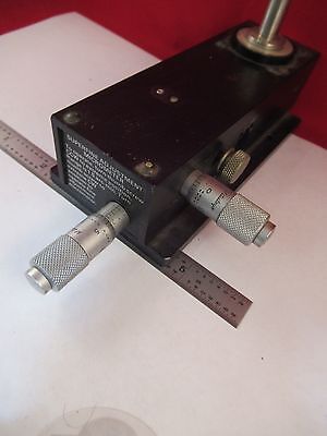 ARDEL KINEMATIC MICROMETER ADJUSTMENT POSITION OPTICAL OPTICS AS IS &W1-A-02