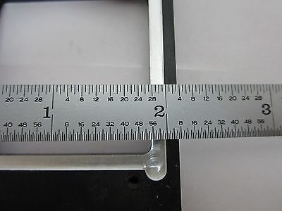 OPTICAL ALUMINUM FIXTURE FOR SQUARE FILTER LASER OPTICS AS IS BIN#J9