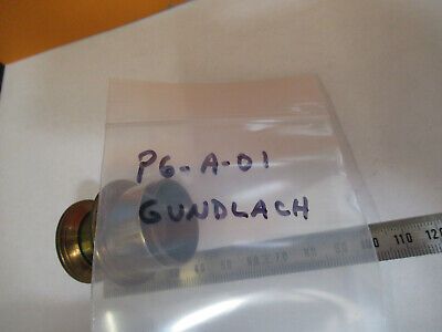 ANTIQUE BRASS RARE GUNDLACH EYEPIECE MICROSCOPE PART OPTICS AS PICTURED P6-A-01