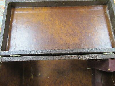 ANTIQUE BAUSCH LOMB EMPTY WOOD CABINET for MICROSCOPE AS PICTURED &TD-5c